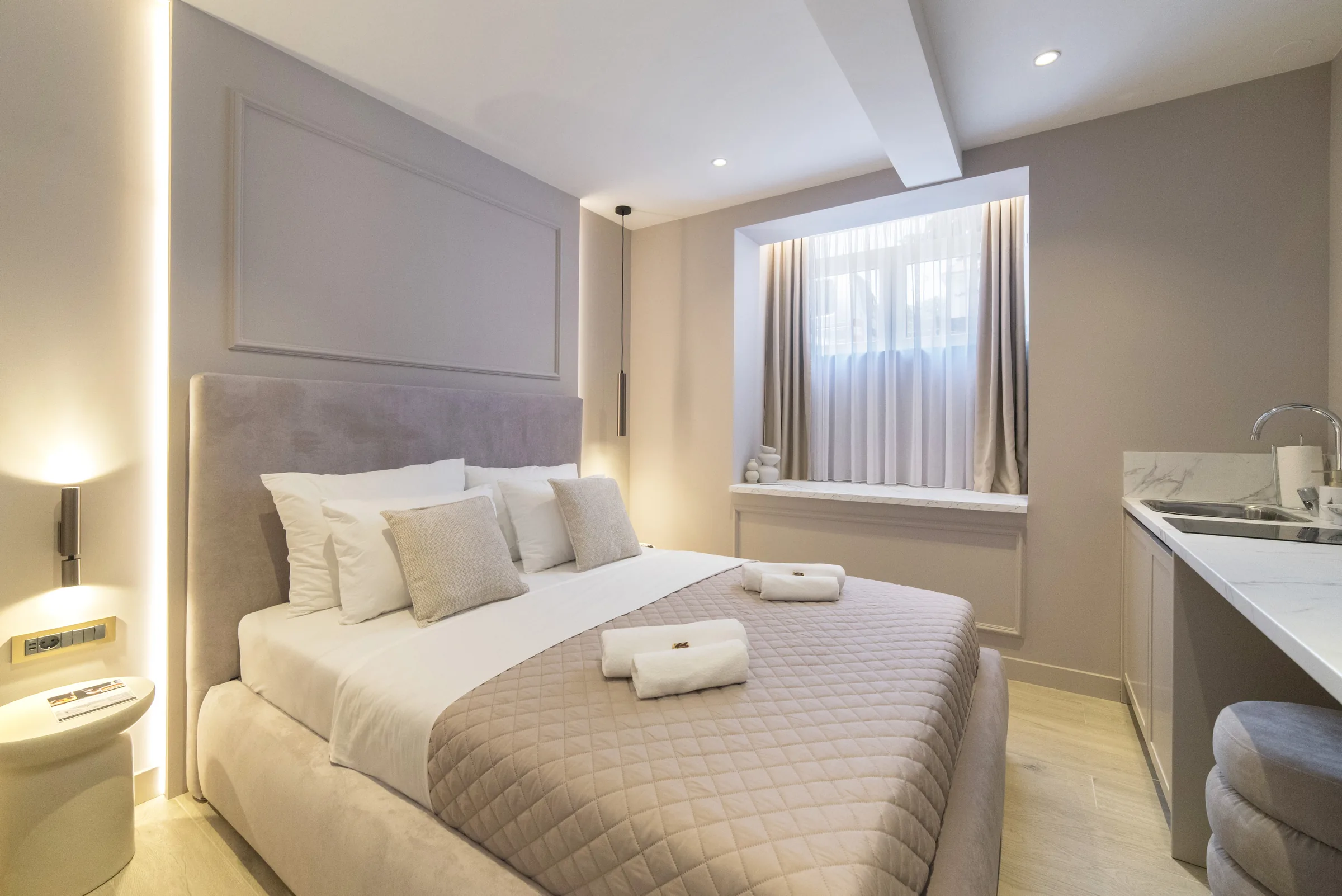 Deluxe Studio interijer apartmana, Good Grace Apartments Zagreb