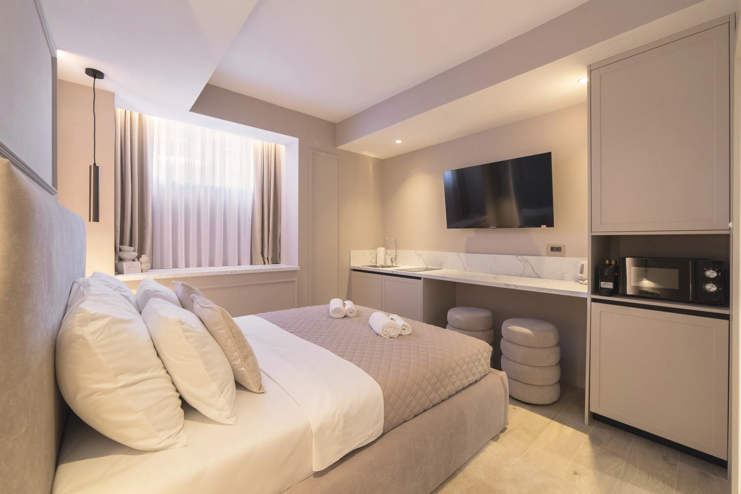 Deluxe Studio interijer apartmana, Good Grace Apartments Zagreb